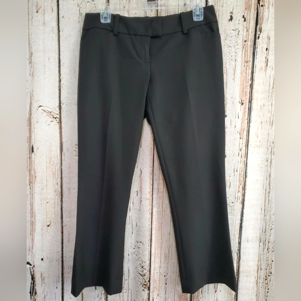 The Limited Women's Size 4 Drew Fit‎ Cropped Black Career Dress Pants Slacks EUC